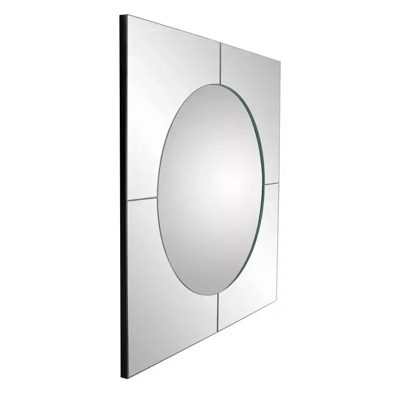 Specchio da parete quadrato convesso senza cornice, 70,5 cm