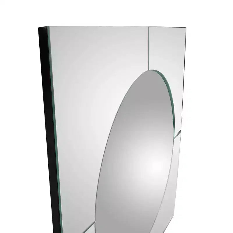 Specchio da parete quadrato convesso senza cornice, 70,5 cm