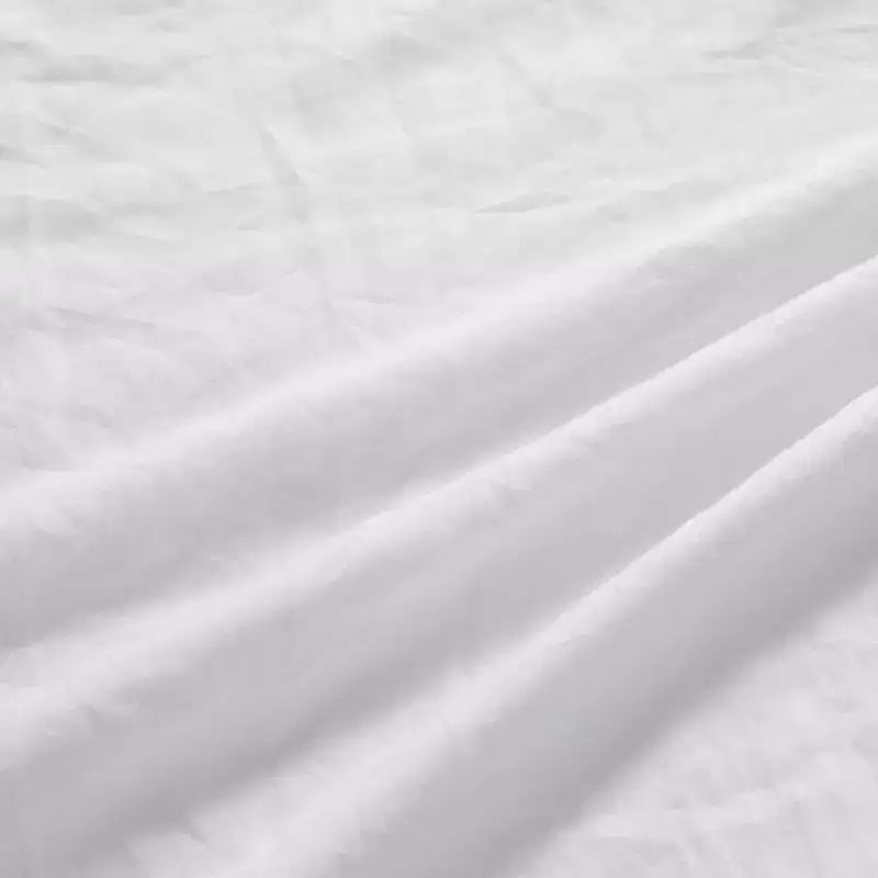 Set Copripiumino Vintage con Balze a Frange — Morbida Microfibra, 228x228 cm (1 Copripiumino + 2 Federe)