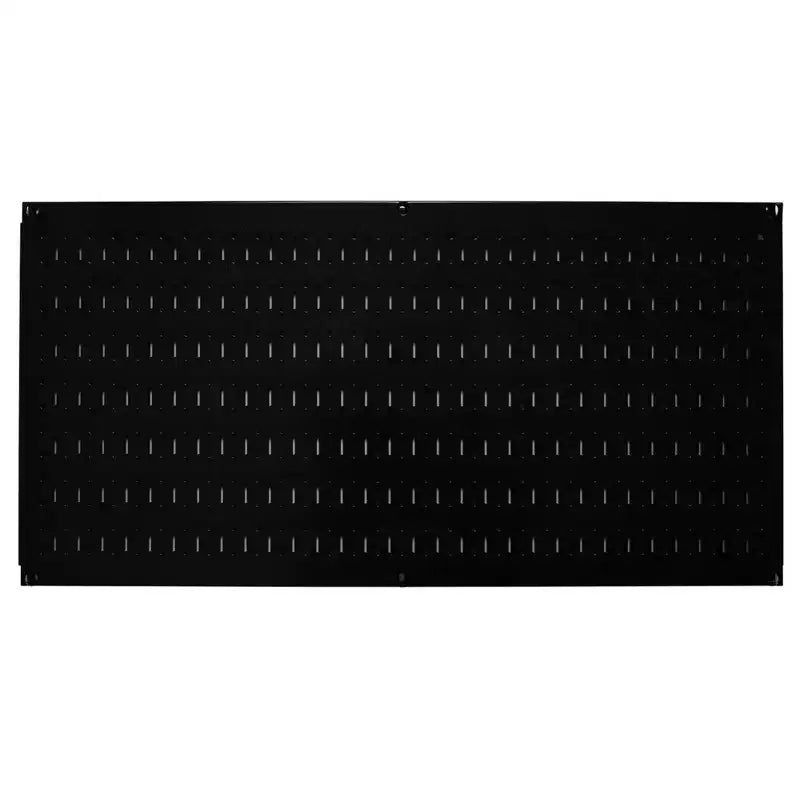 Kit organizzatore di attrezzi orizzontale in metallo a parete forata da 32 x 16 pollici con staffe di montaggio — Confezione da 3
