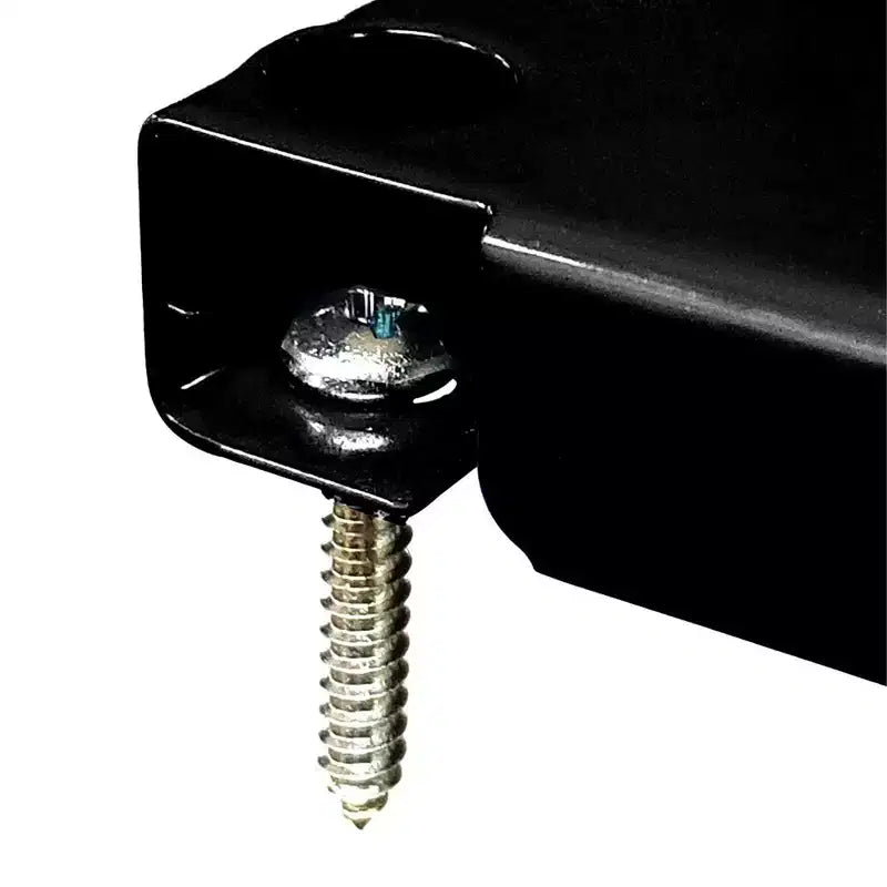 Kit organizzatore di attrezzi orizzontale in metallo a parete forata da 32 x 16 pollici con staffe di montaggio — Confezione da 3