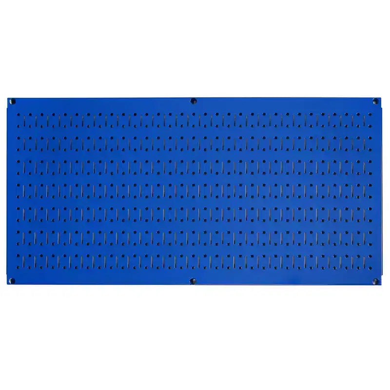 Kit organizzatore di attrezzi orizzontale in metallo a parete forata da 32 x 16 pollici con staffe di montaggio — Confezione da 3