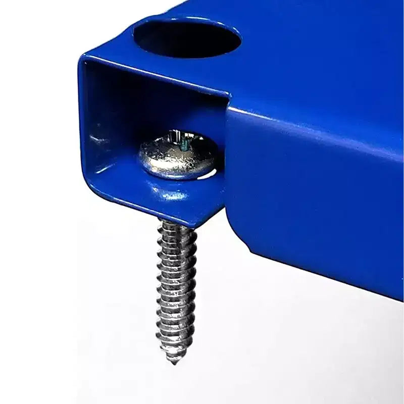Kit organizzatore di attrezzi orizzontale in metallo a parete forata da 32 x 16 pollici con staffe di montaggio — Confezione da 3