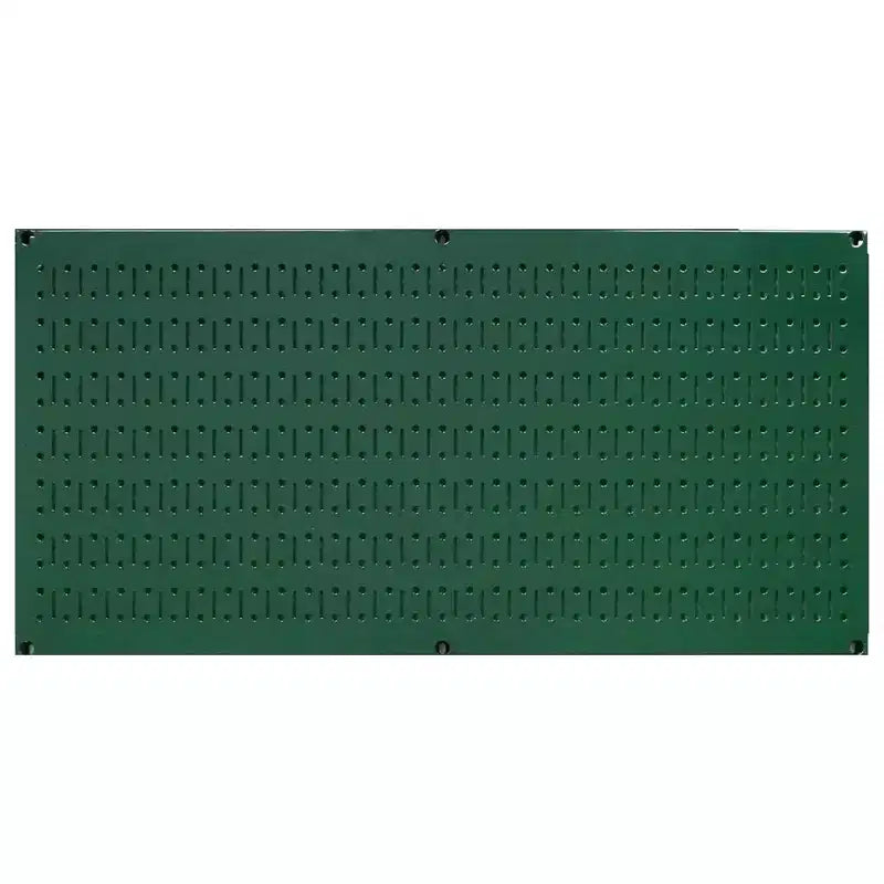 Kit organizzatore di attrezzi orizzontale in metallo a parete forata da 32 x 16 pollici con staffe di montaggio — Confezione da 3