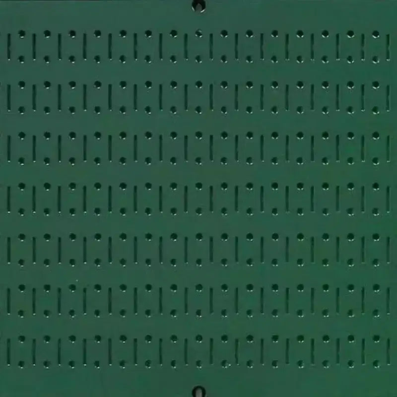 Kit organizzatore di attrezzi orizzontale in metallo a parete forata da 32 x 16 pollici con staffe di montaggio — Confezione da 3
