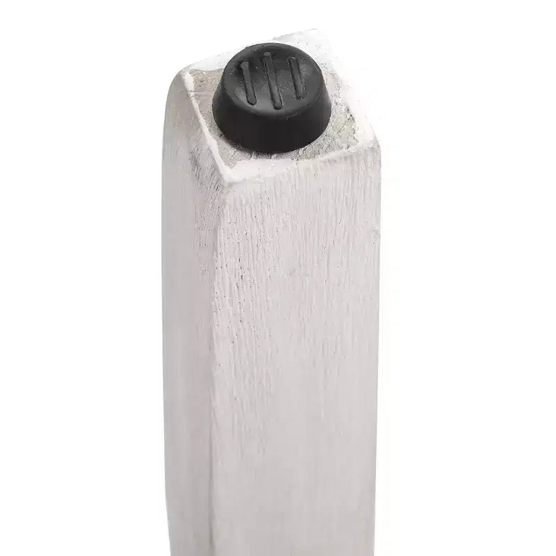 Sgabello da bar imbottito senza schienale a sella, 73,6 cm — Bianco antico/Beige
